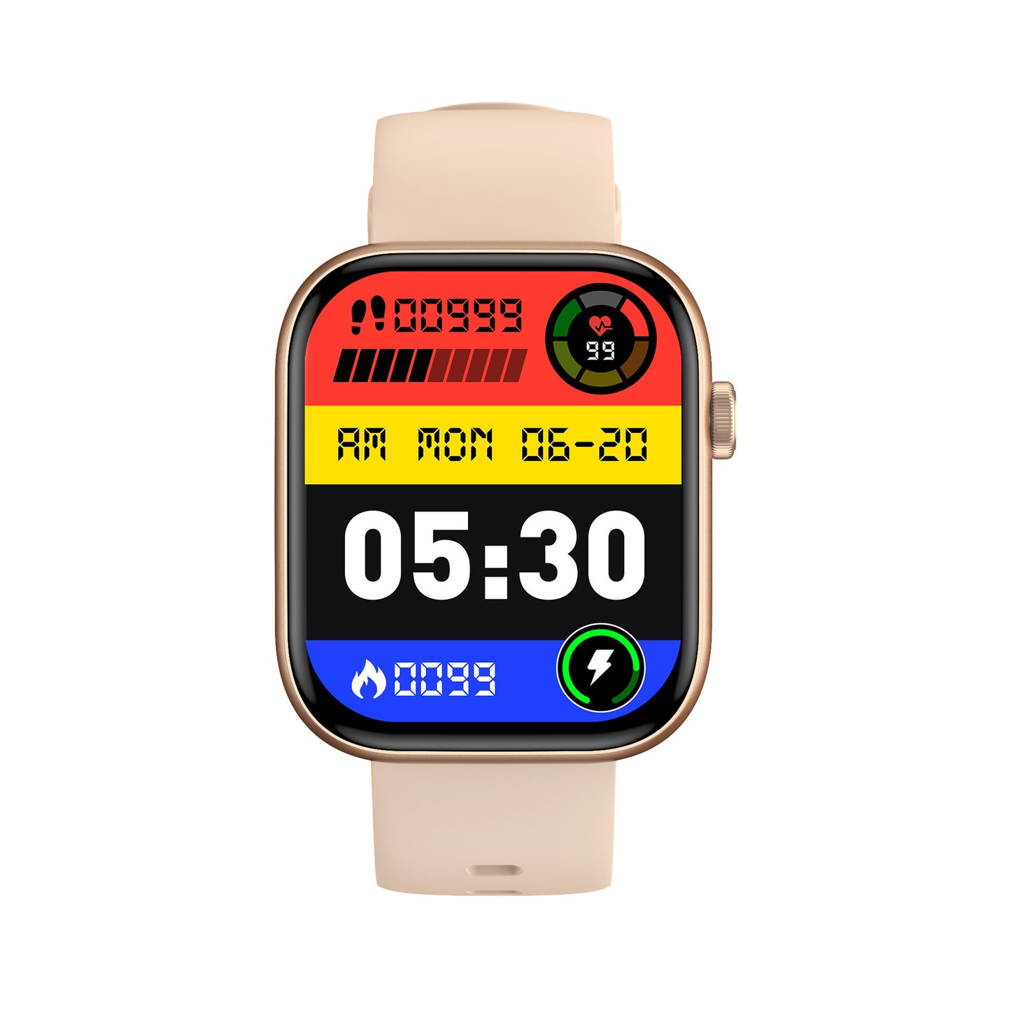Llamadas Bluetooth de pantalla táctil de pantalla completa del reloj inteligente