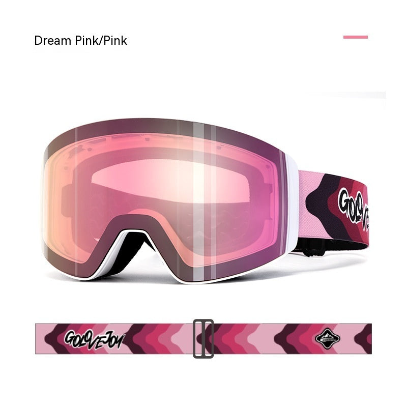 Skibrille magnetische outdoor sport doppels schicht