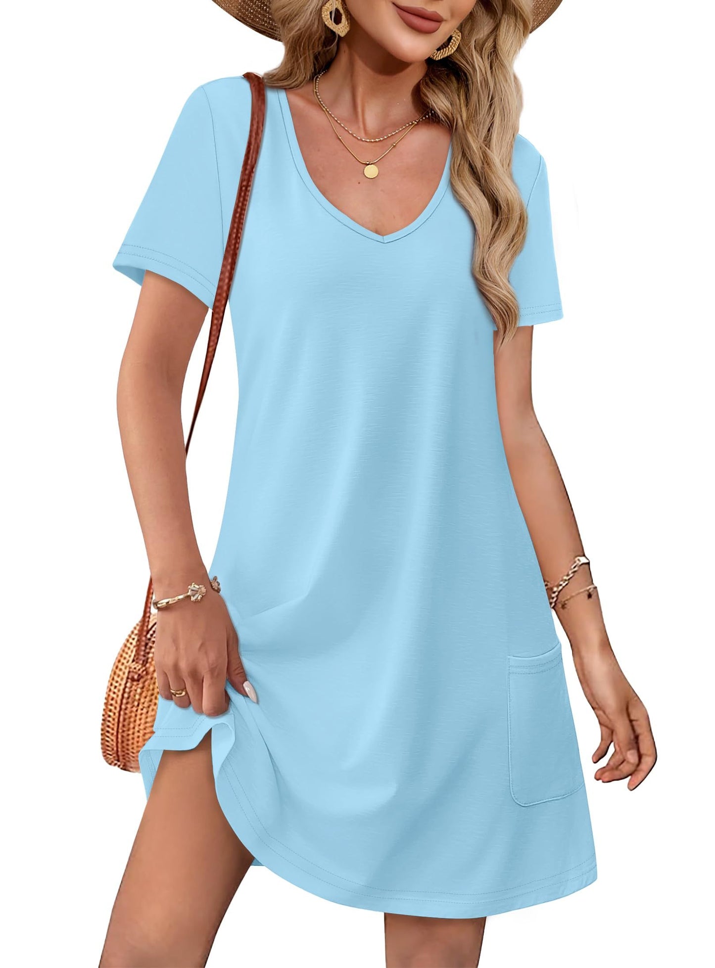 Vestido de verano holgado para mujer