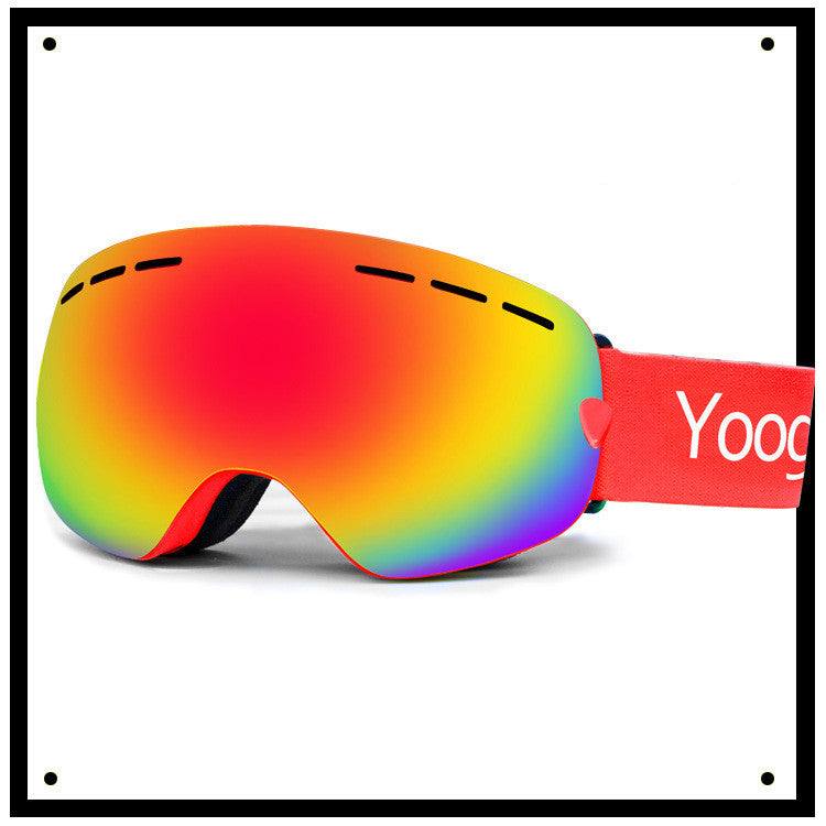 Gafas de esquí de doble capa para adulto