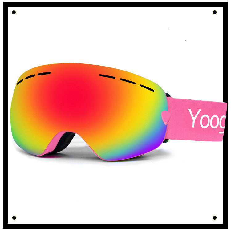 Gafas de esquí de doble capa para adulto