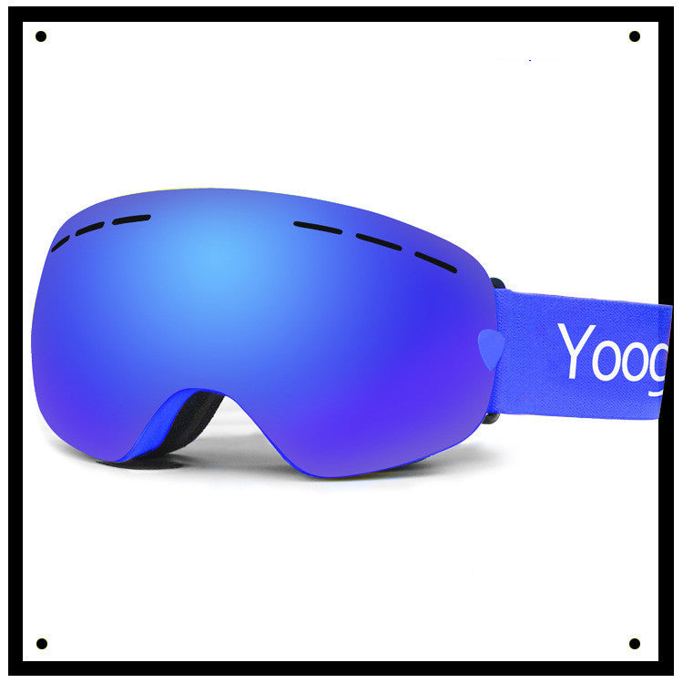 Gafas de esquí de doble capa para adulto