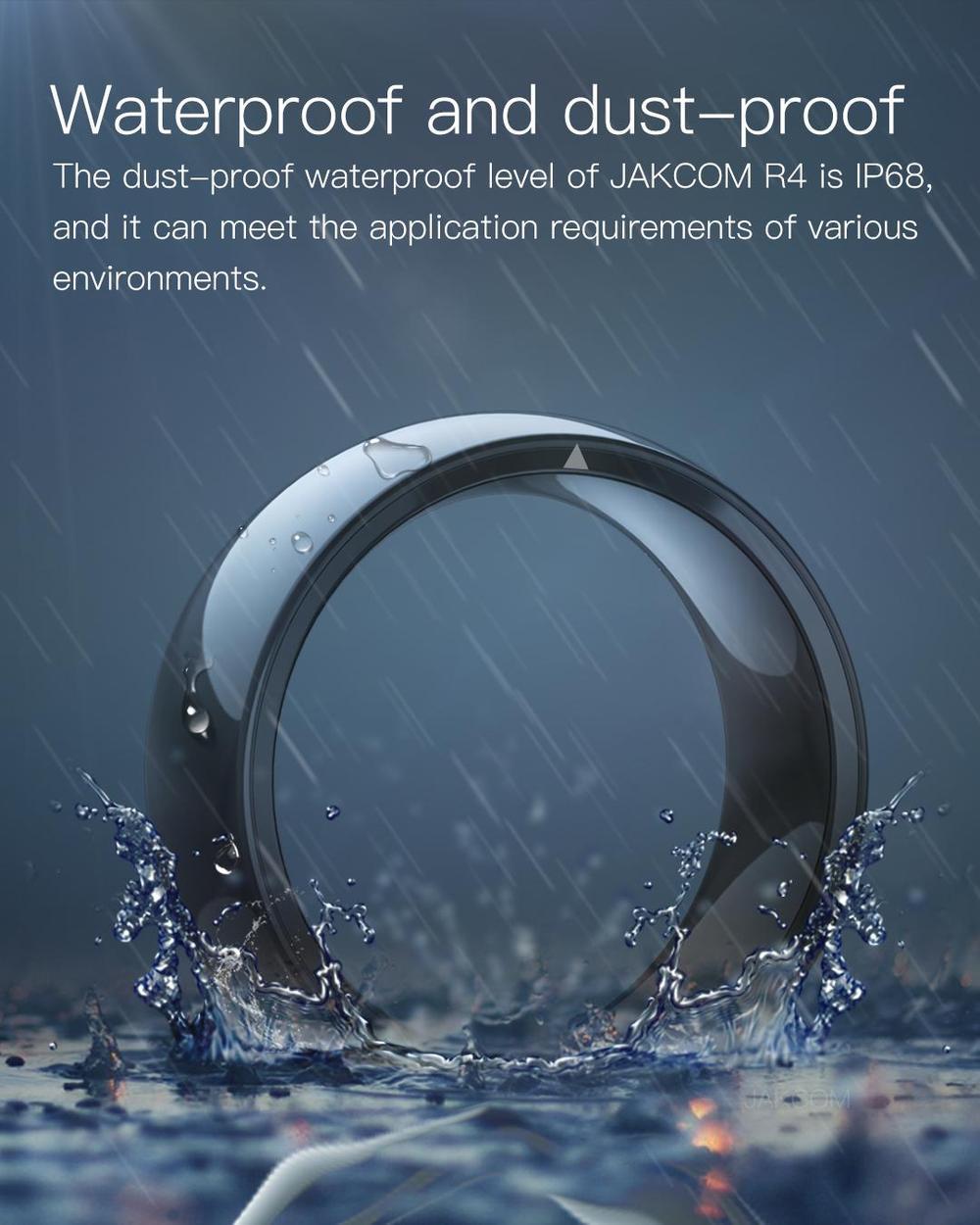 Anillo inteligente resistente al agua