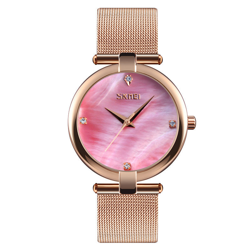 Ladies Mesh Strap Quartz Watch