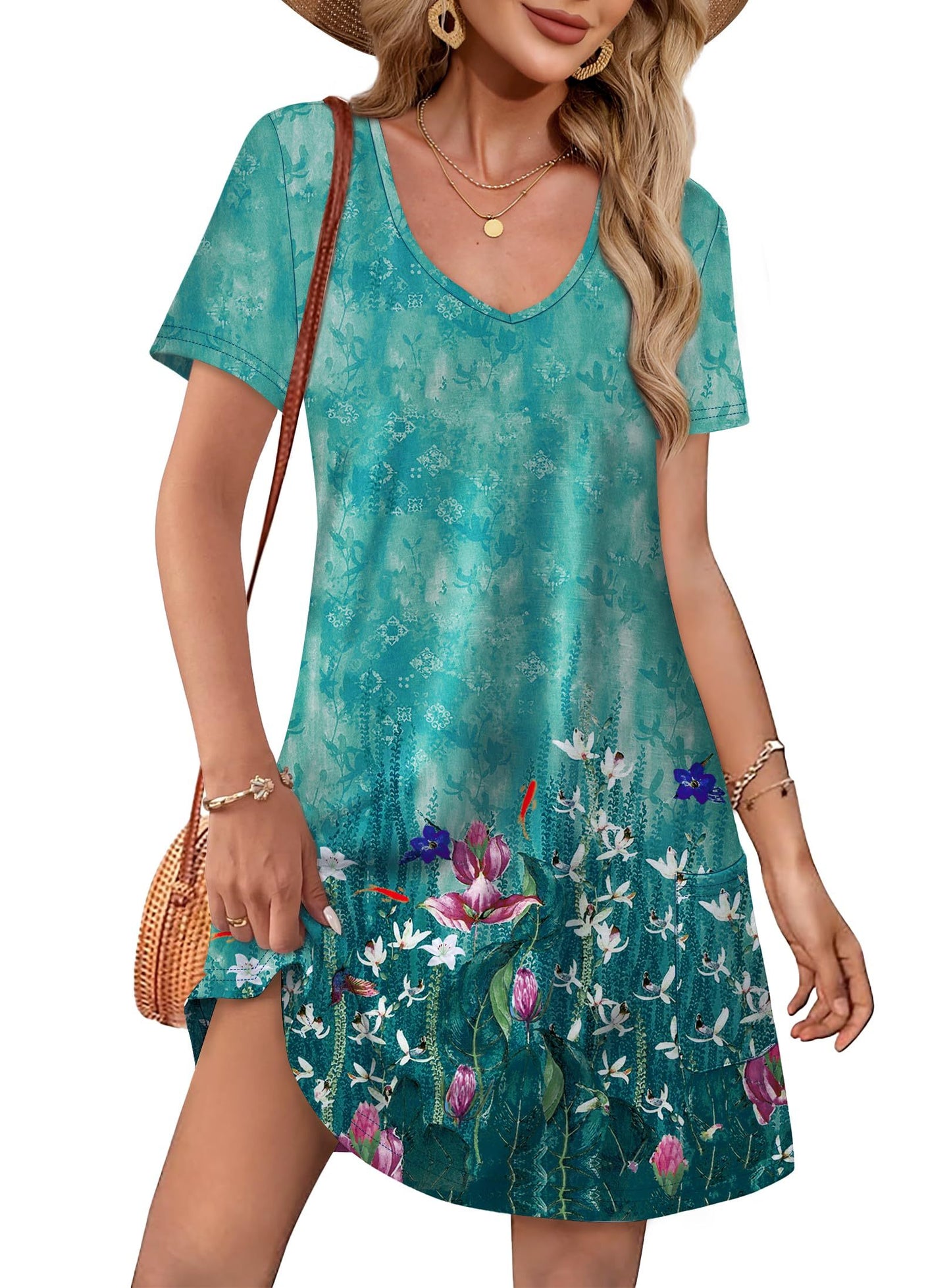 Vestido de verano holgado para mujer