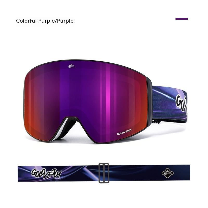 Skibrille magnetische outdoor sport doppels schicht