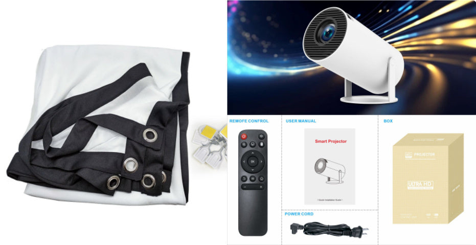 HY300 Pro Projector Home Theater
