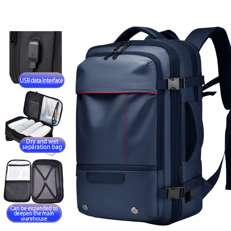 Men's Backpack Business Travel Backpack Large Capacity