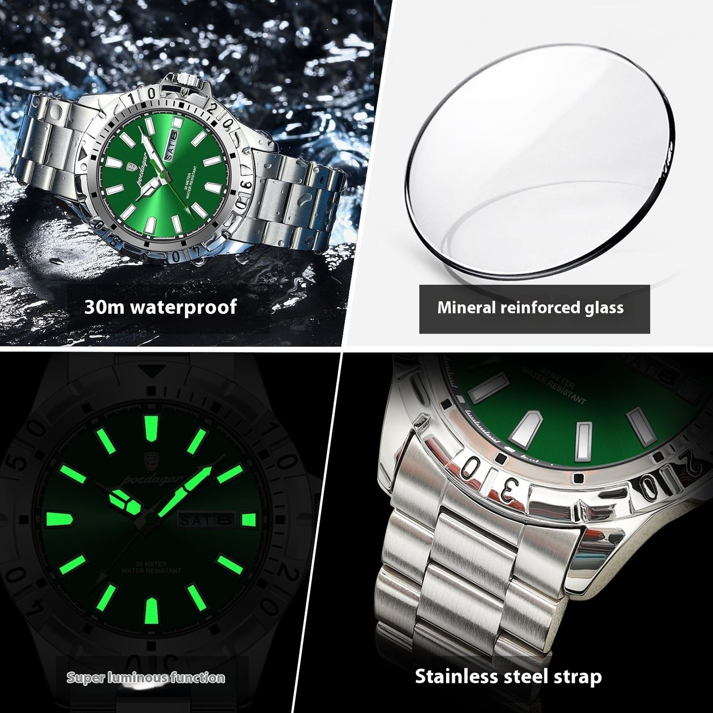 Wasserdichte Mode Herren Uhr