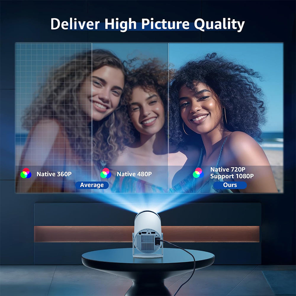 Home HD Projector Bluetooth Portable Mini 4K