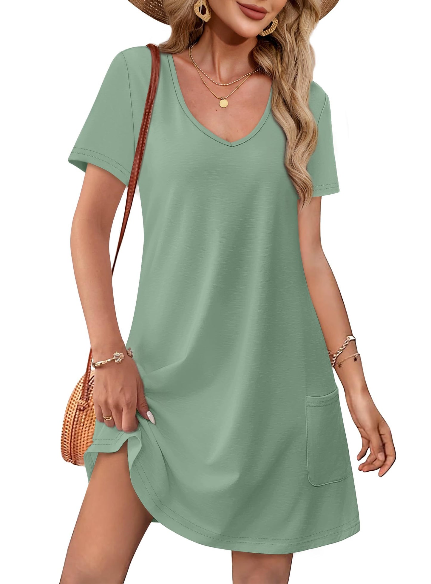 Vestido de verano holgado para mujer