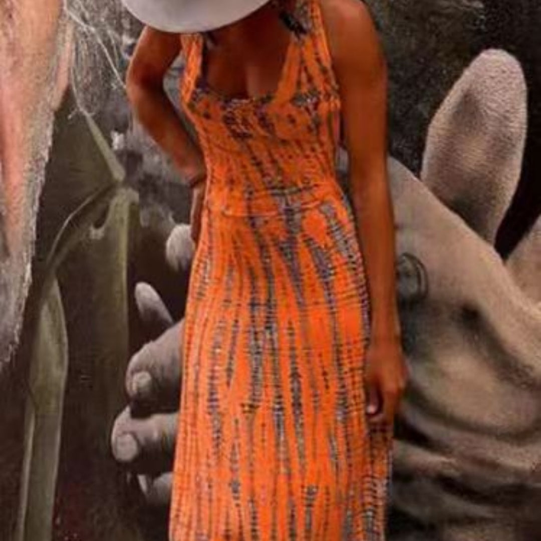 Women's Summer Sling Backless Dress