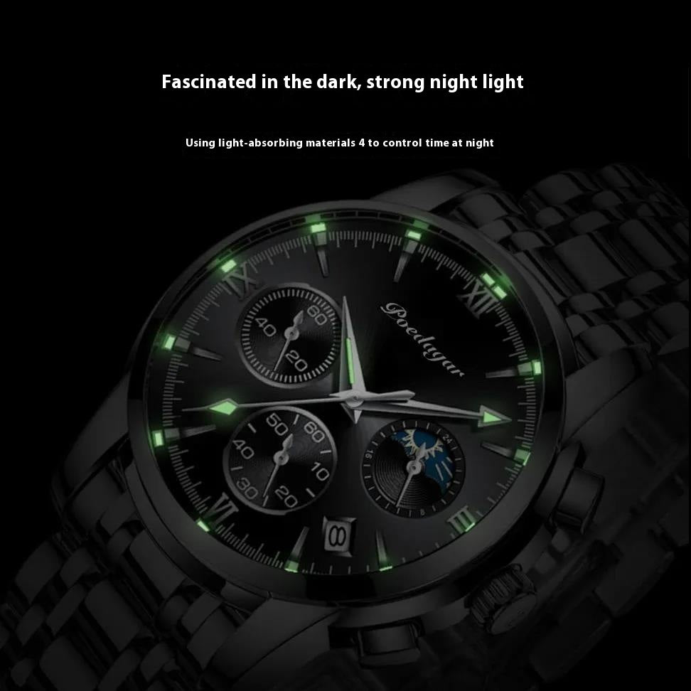 Waterproof Luminous Multifunctional Men's Watch