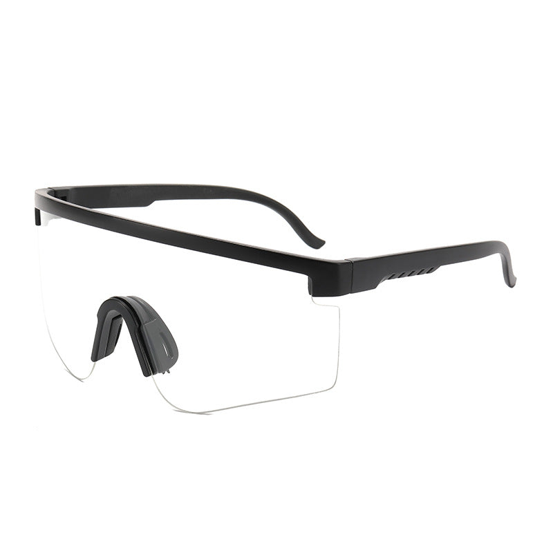 New Outdoor Large Frame Siamese Unisex Sunglasses