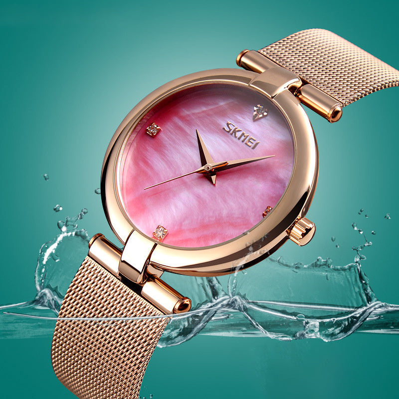 Ladies Mesh Strap Quartz Watch