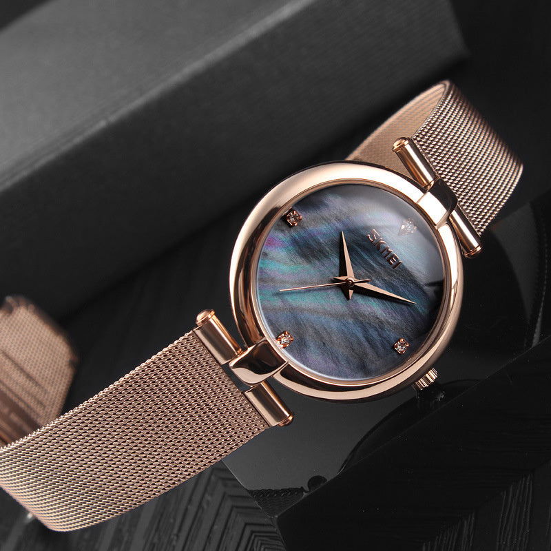 Ladies Mesh Strap Quartz Watch