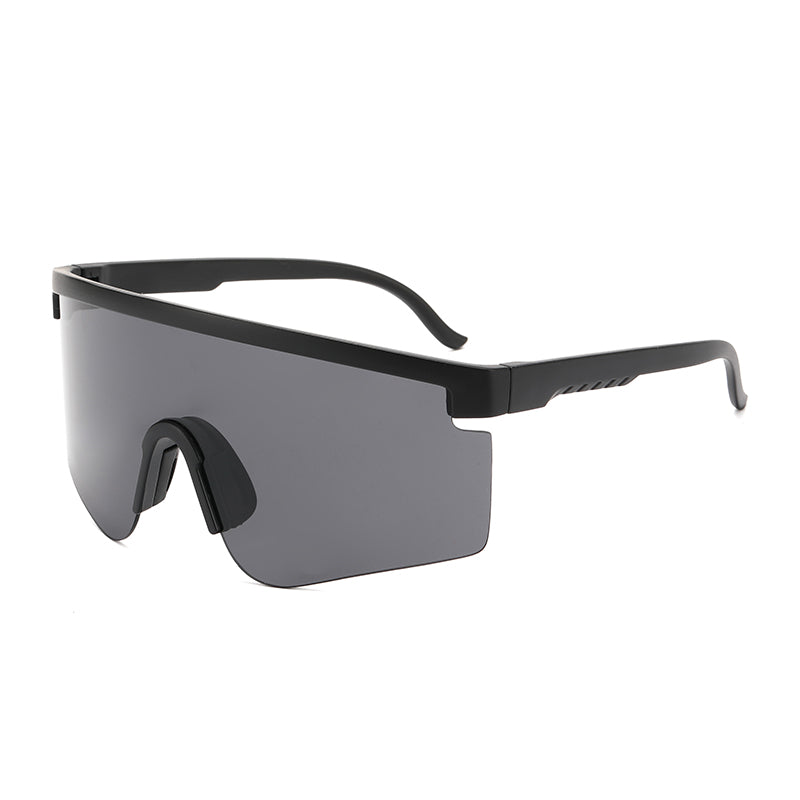 New Outdoor Large Frame Siamese Unisex Sunglasses