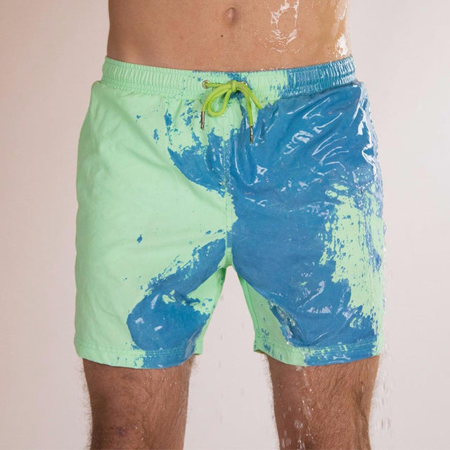 Men Beach Short Change Color Beach Pant Quick Dry