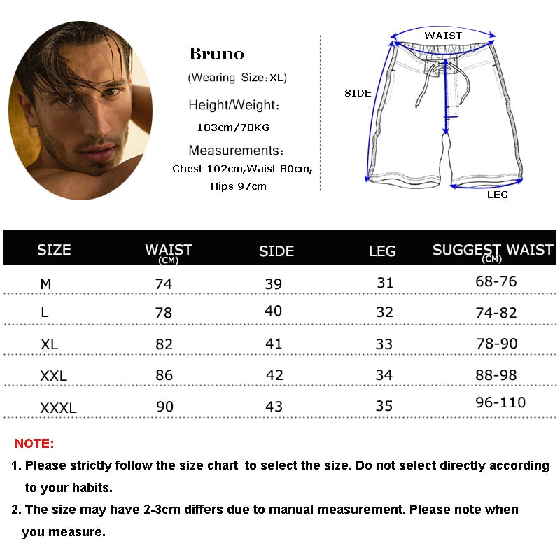 Shorts Men Breathable Sport Swimming