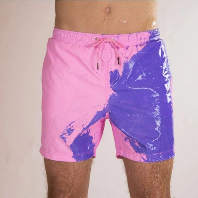 Men Beach Short Change Color Beach Pant Quick Dry