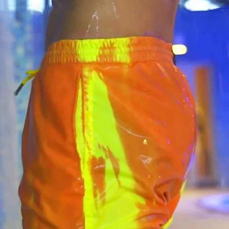 Men Beach Short Change Color Beach Pant Quick Dry