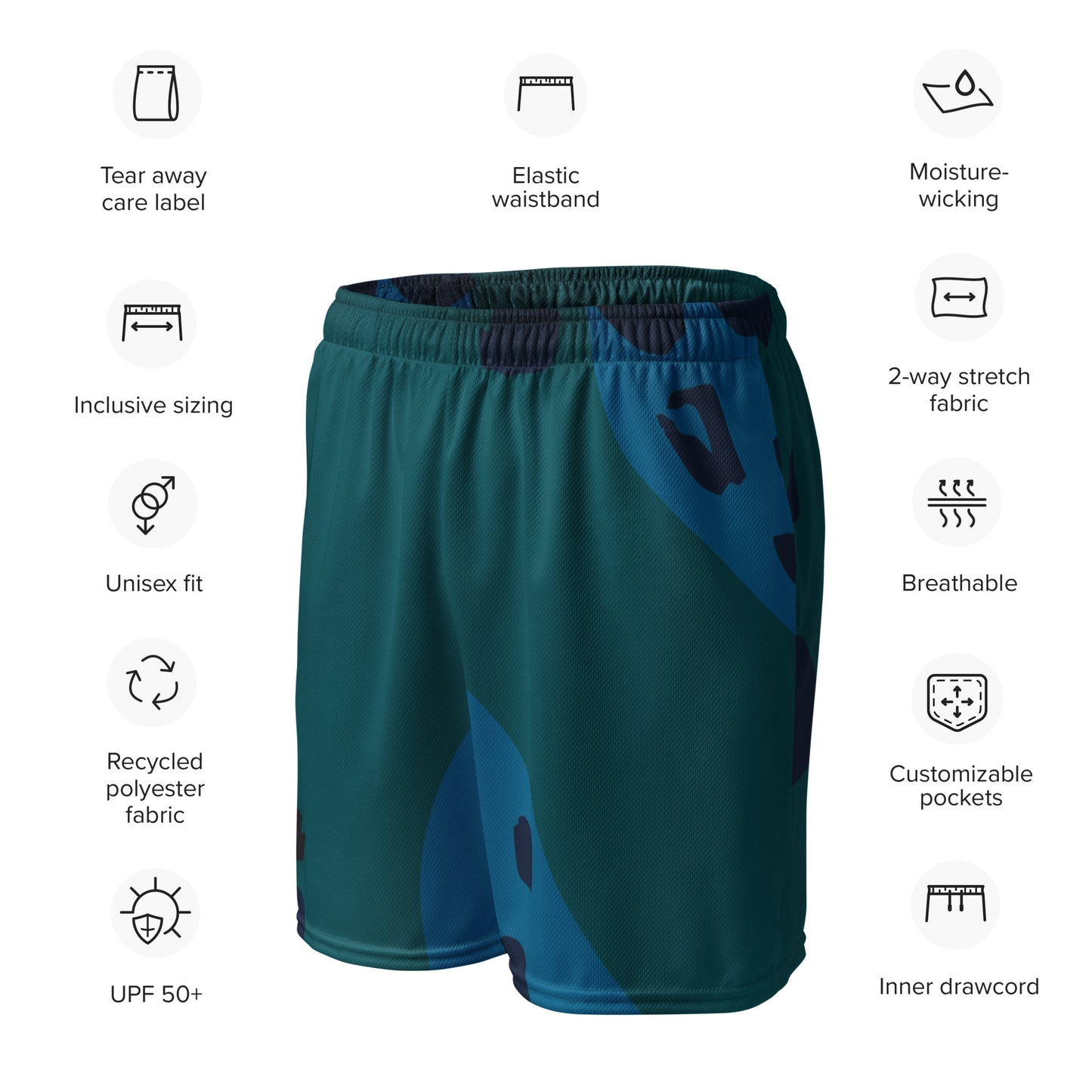 Unisex mesh shorts