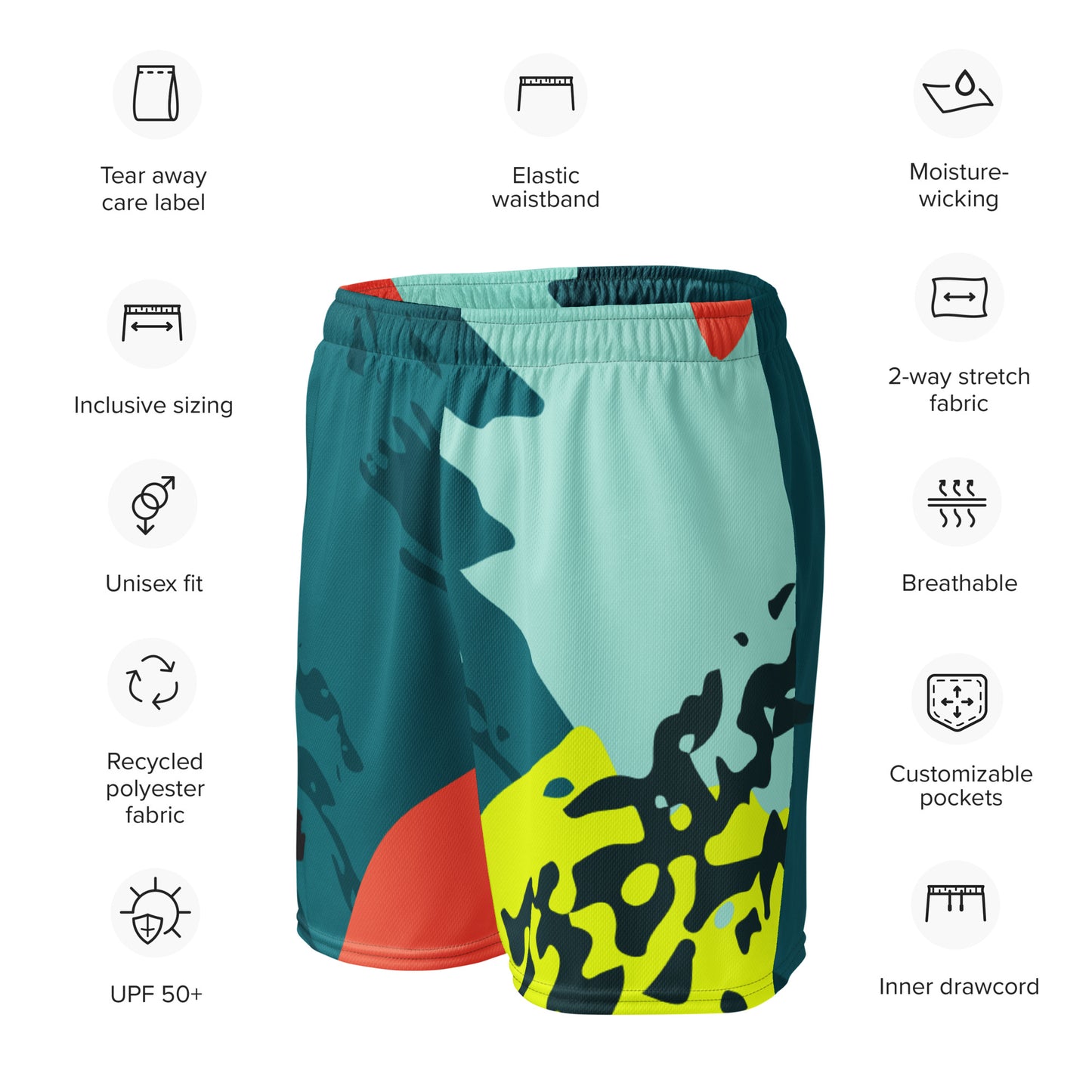 Unisex mesh shorts