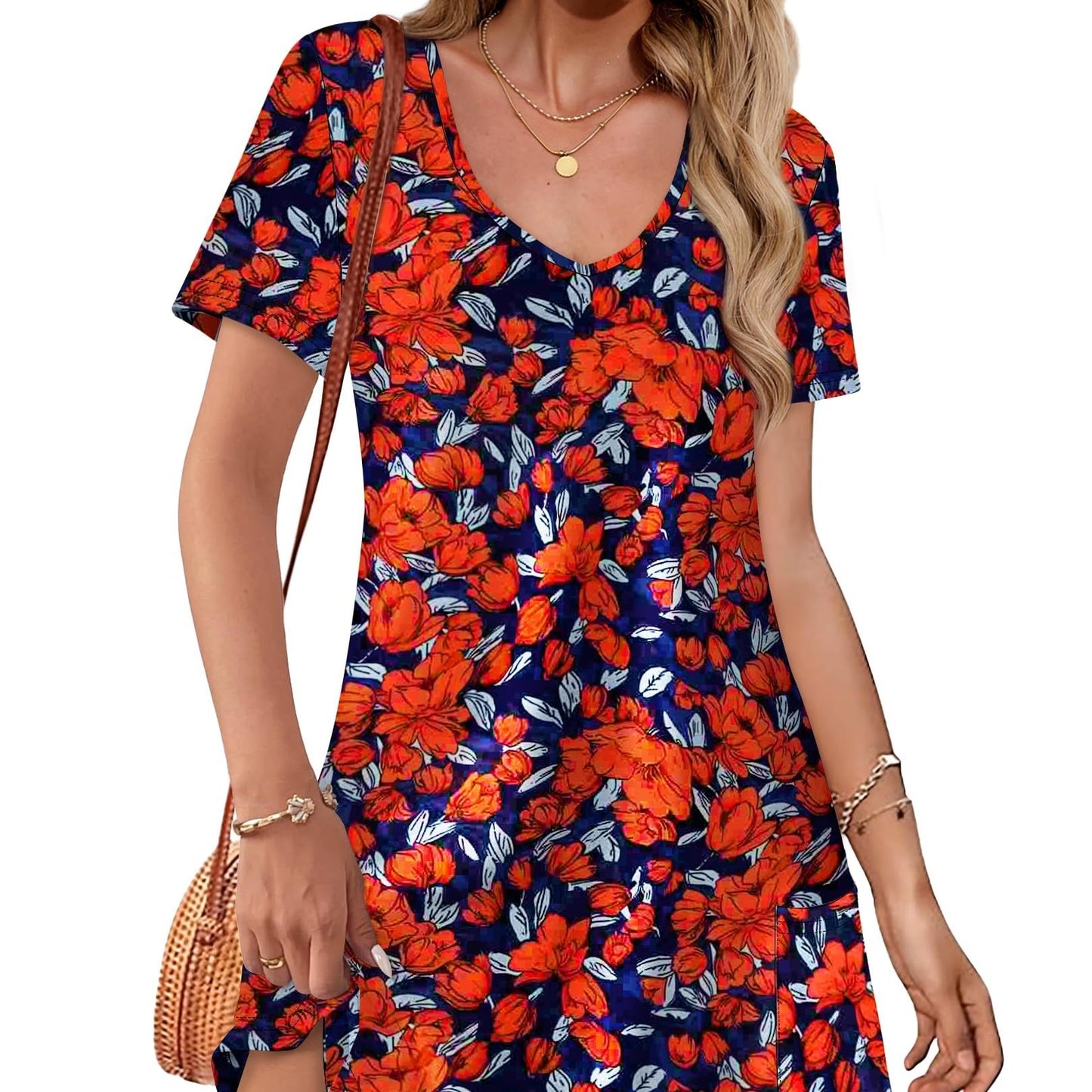 Vestido de verano holgado para mujer