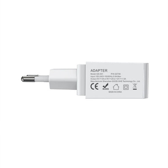 Cargador inalámbrico 3 en 1 compatible con teléfono móvil, reloj y auriculares.