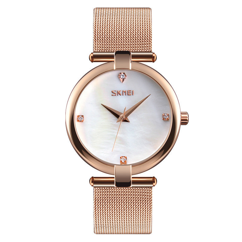 Ladies Mesh Strap Quartz Watch