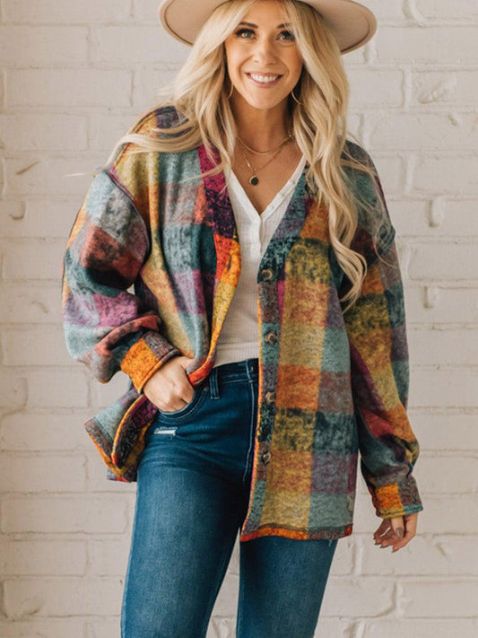 Plaid Loose Jacket