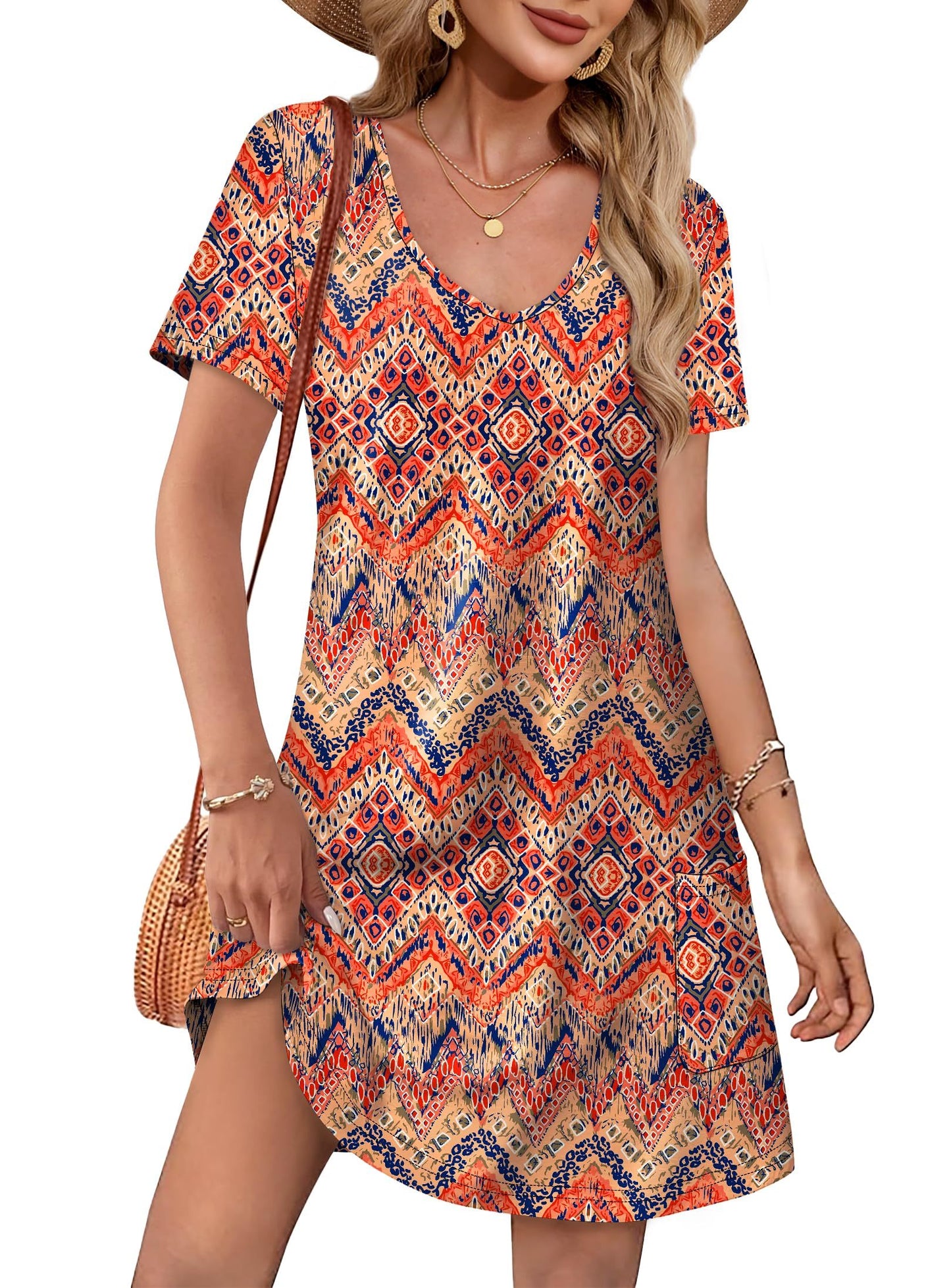 Vestido de verano holgado para mujer