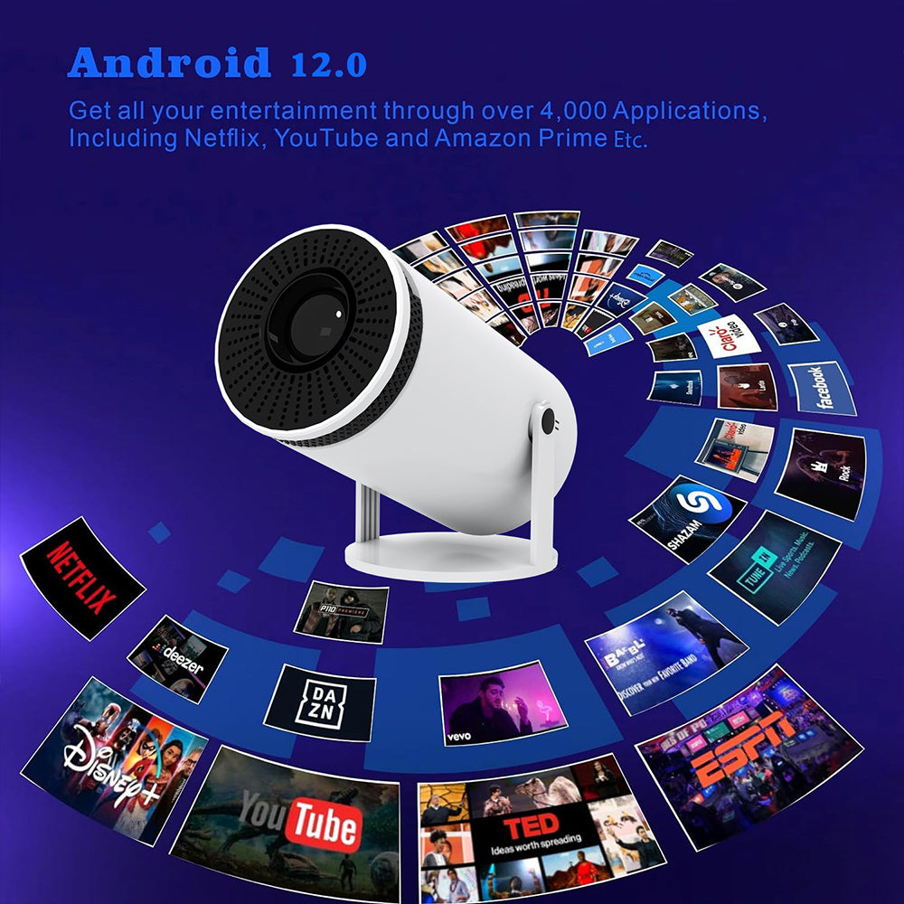 Home HD Projector Bluetooth Portable Mini 4K
