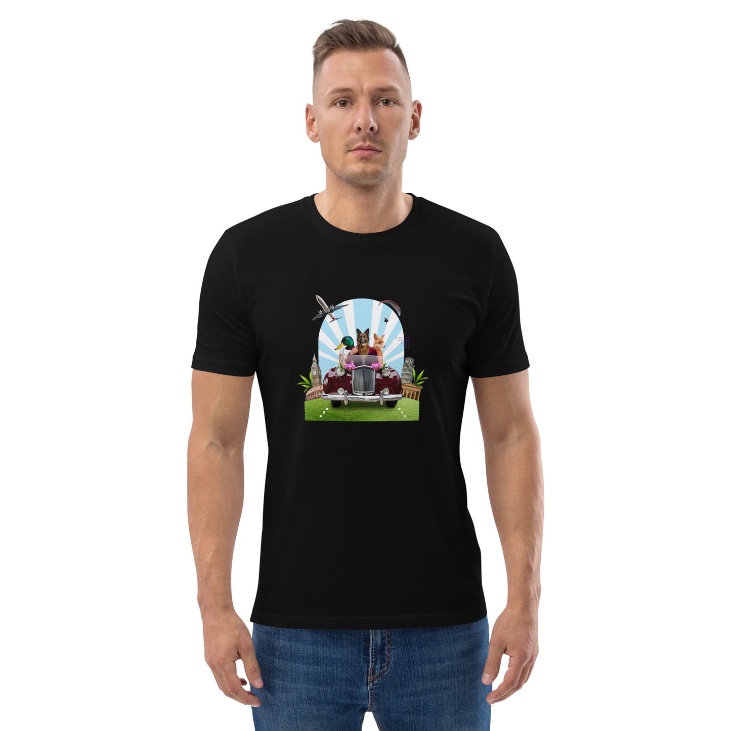 Camiseta unisex de algodón orgánico.