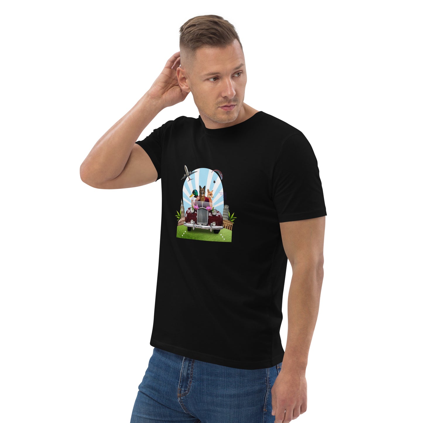 Camiseta unisex de algodón orgánico.