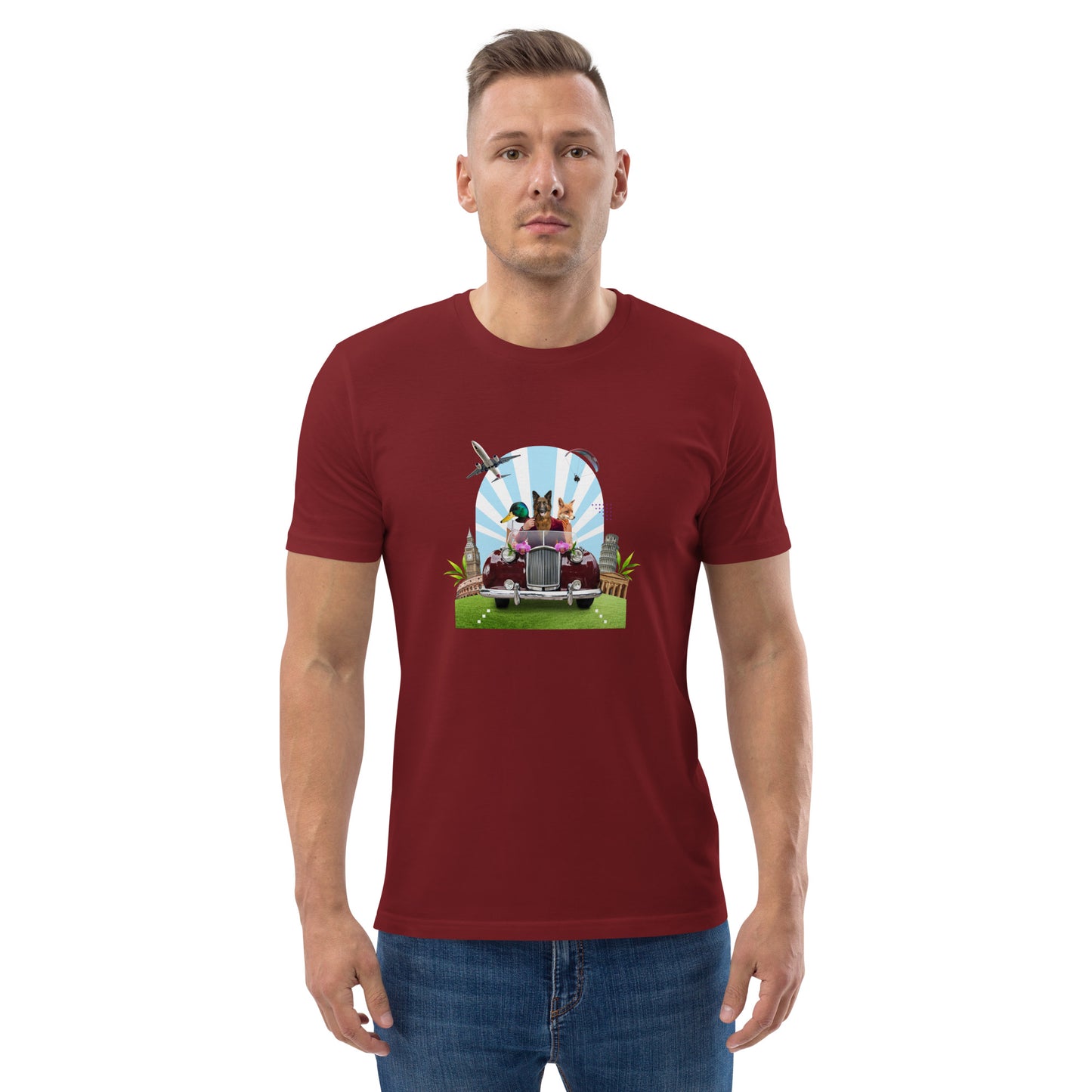Camiseta unisex de algodón orgánico.