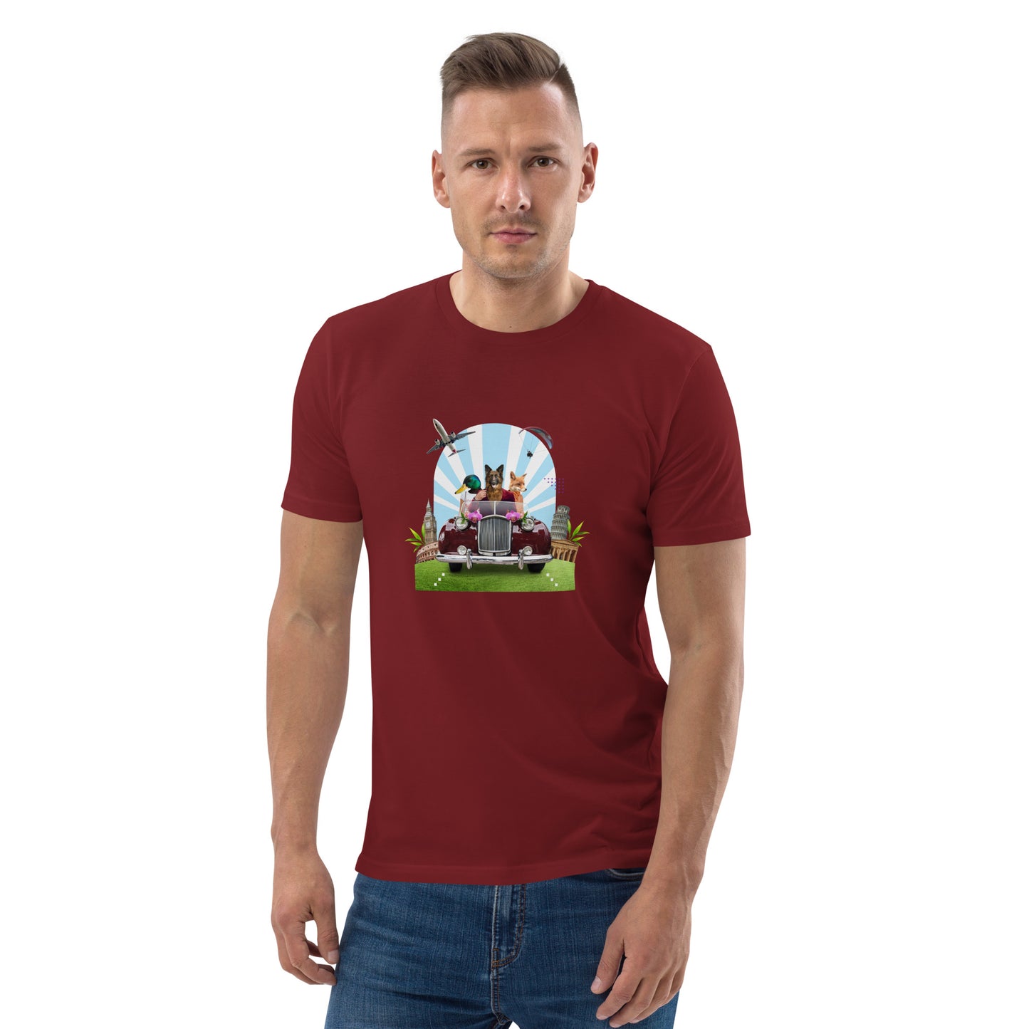 Camiseta unisex de algodón orgánico.