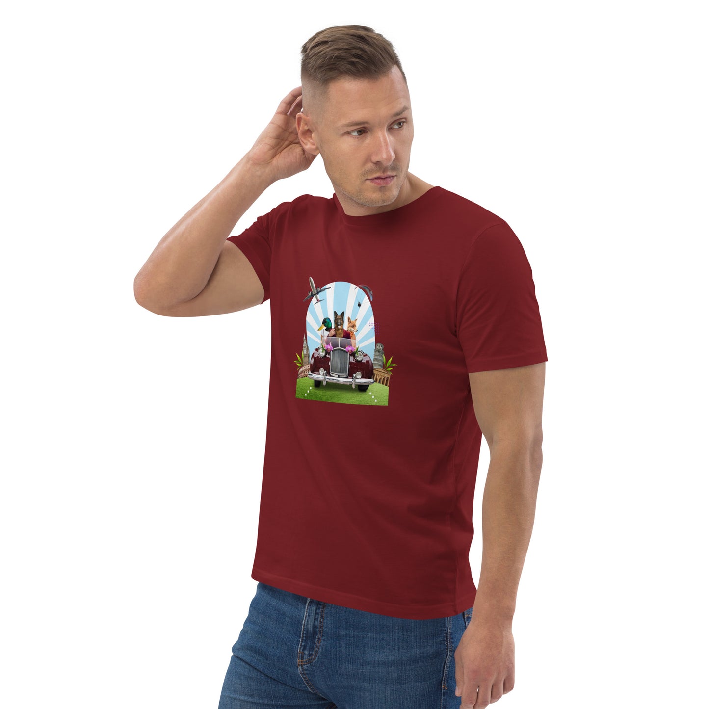 Camiseta unisex de algodón orgánico.