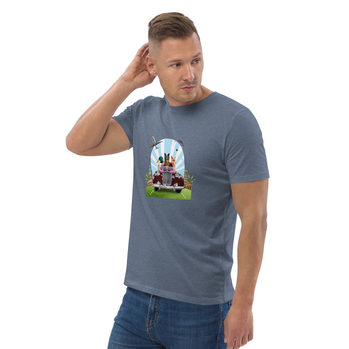 Camiseta unisex de algodón orgánico.