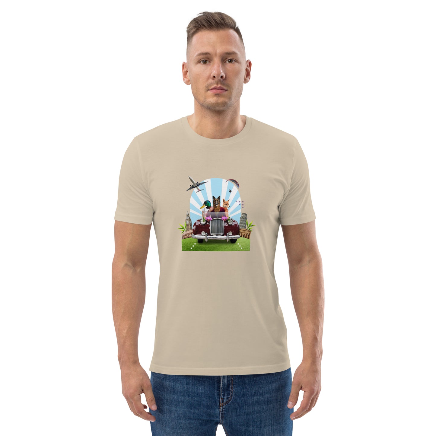 Camiseta unisex de algodón orgánico.