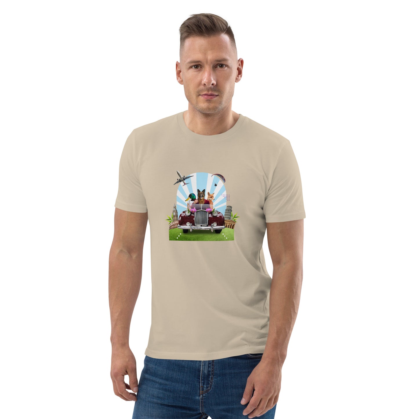 Camiseta unisex de algodón orgánico.