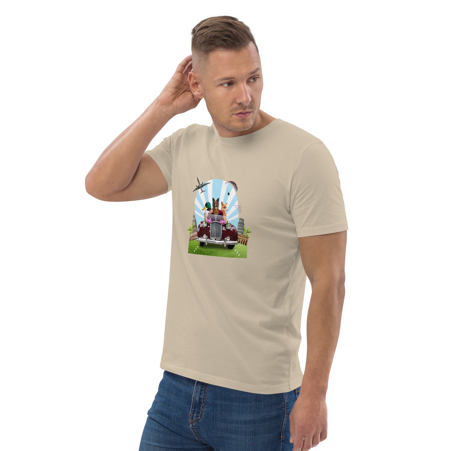 Camiseta unisex de algodón orgánico.