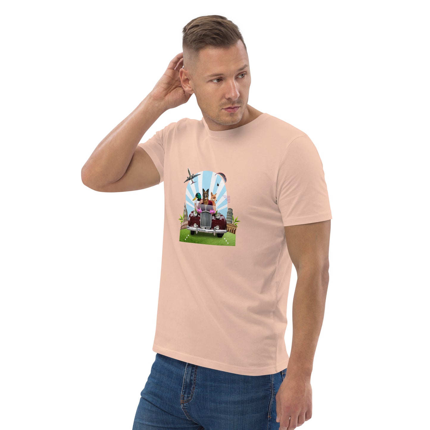 Camiseta unisex de algodón orgánico.