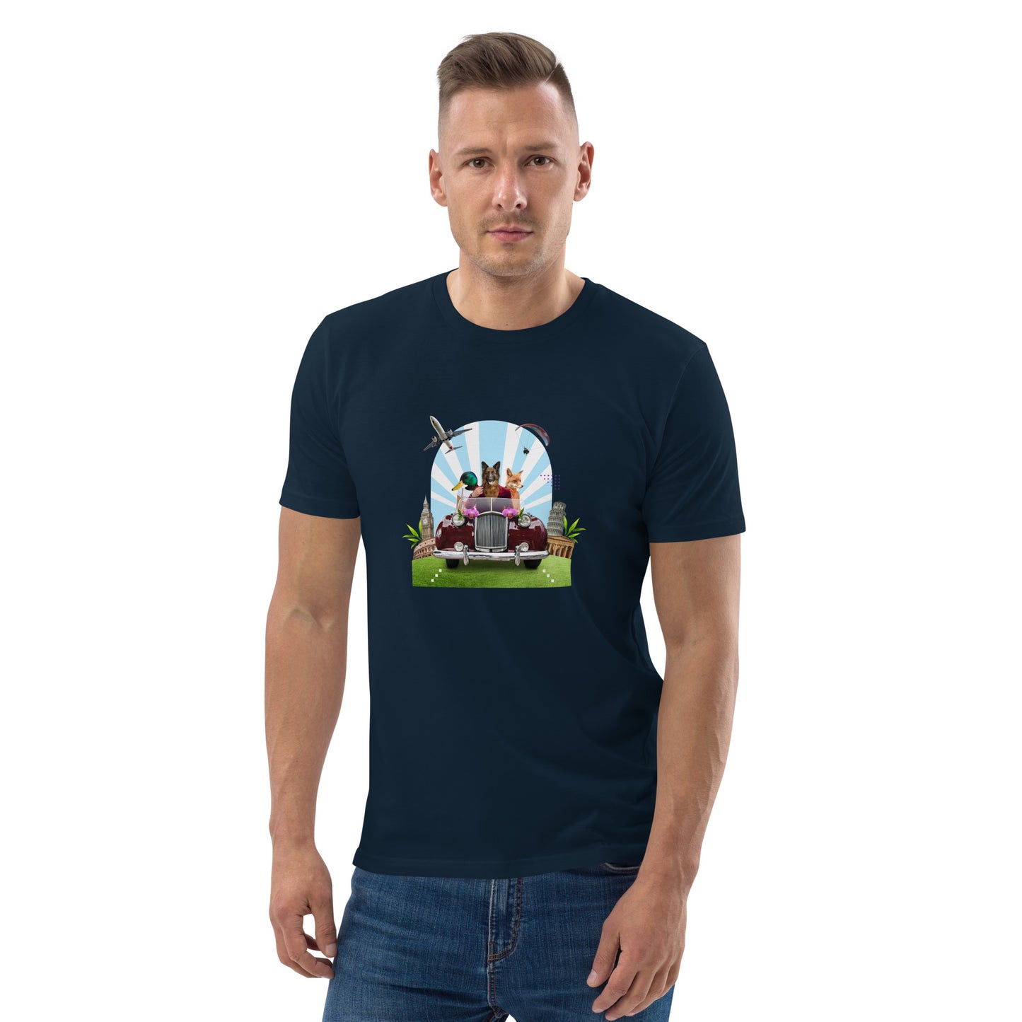 Camiseta unisex de algodón orgánico.