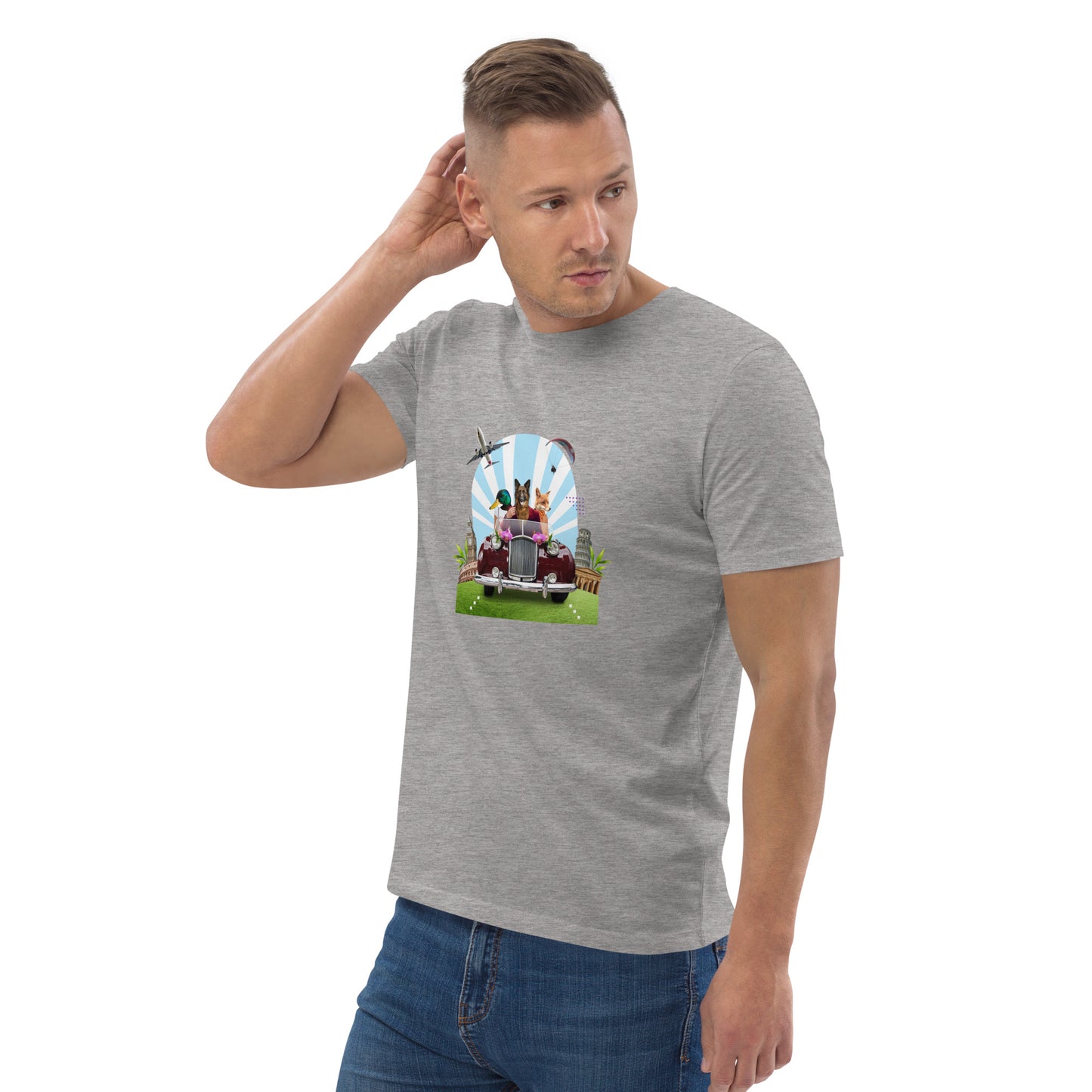 Camiseta unisex de algodón orgánico.