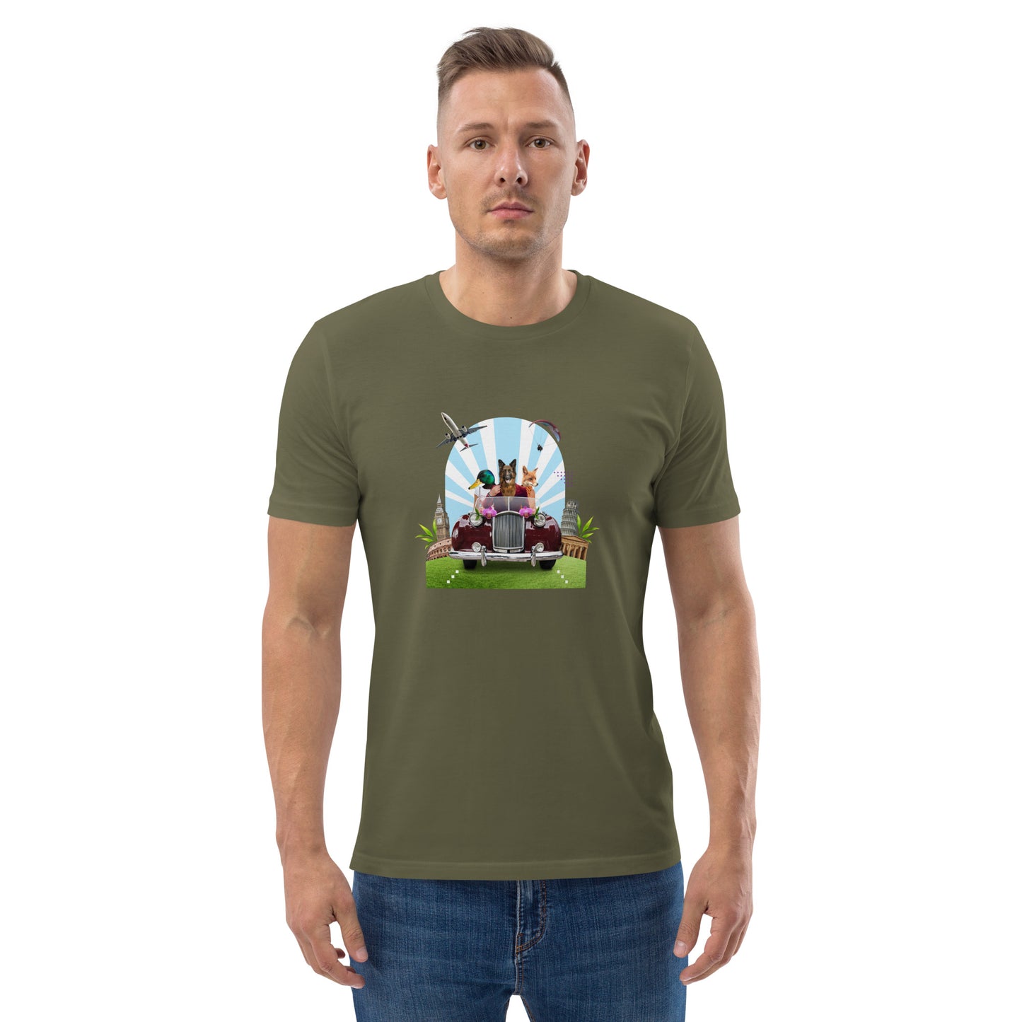 Camiseta unisex de algodón orgánico.