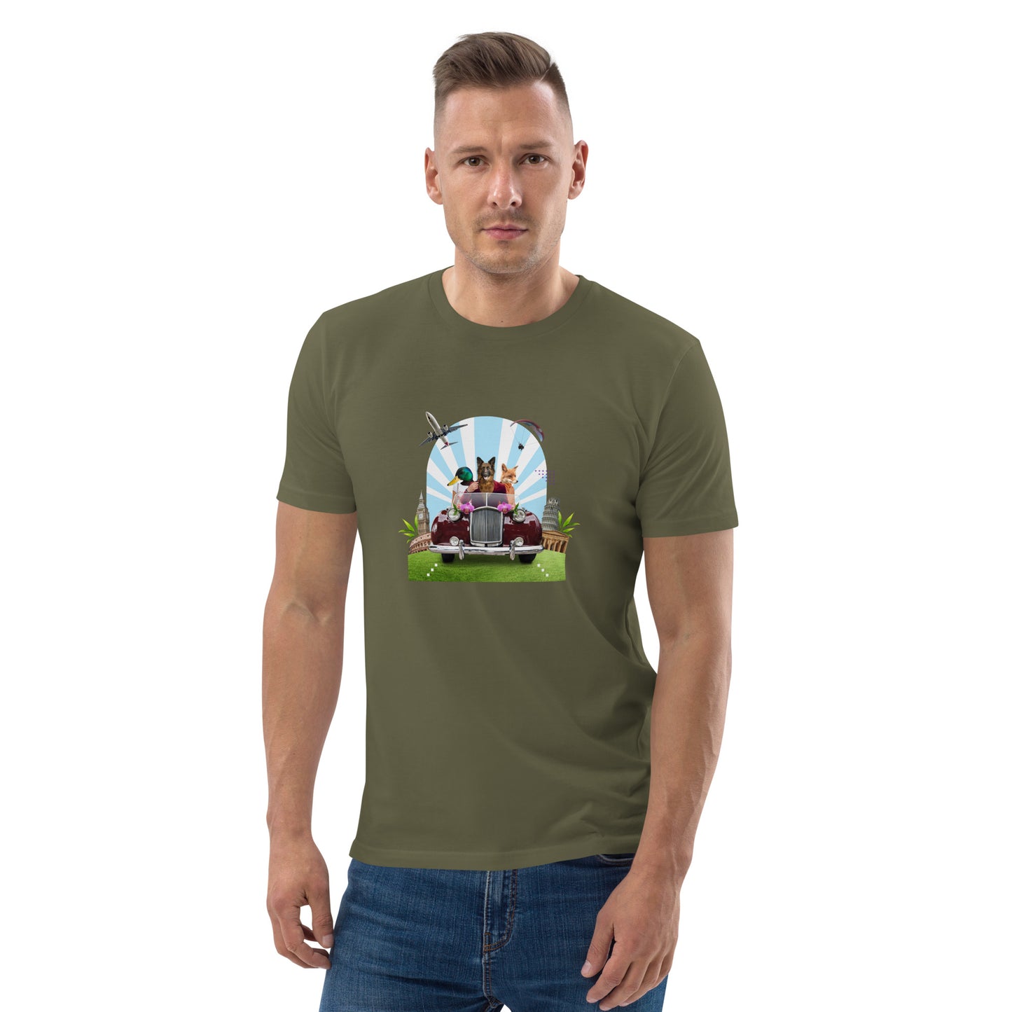 Camiseta unisex de algodón orgánico.