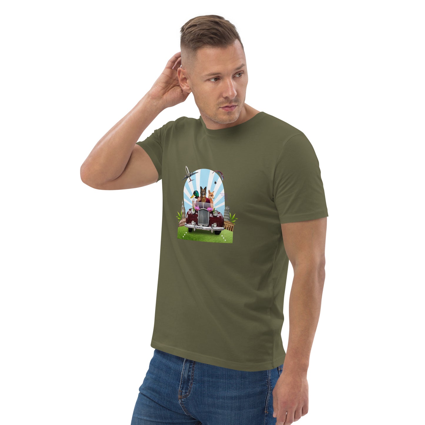 Camiseta unisex de algodón orgánico.