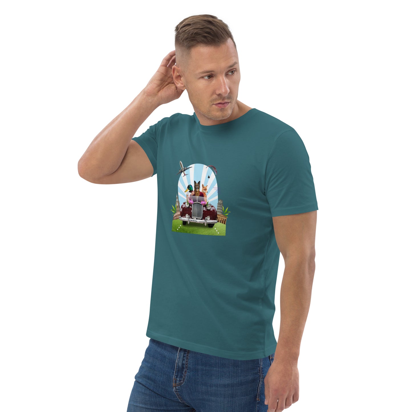 Camiseta unisex de algodón orgánico.