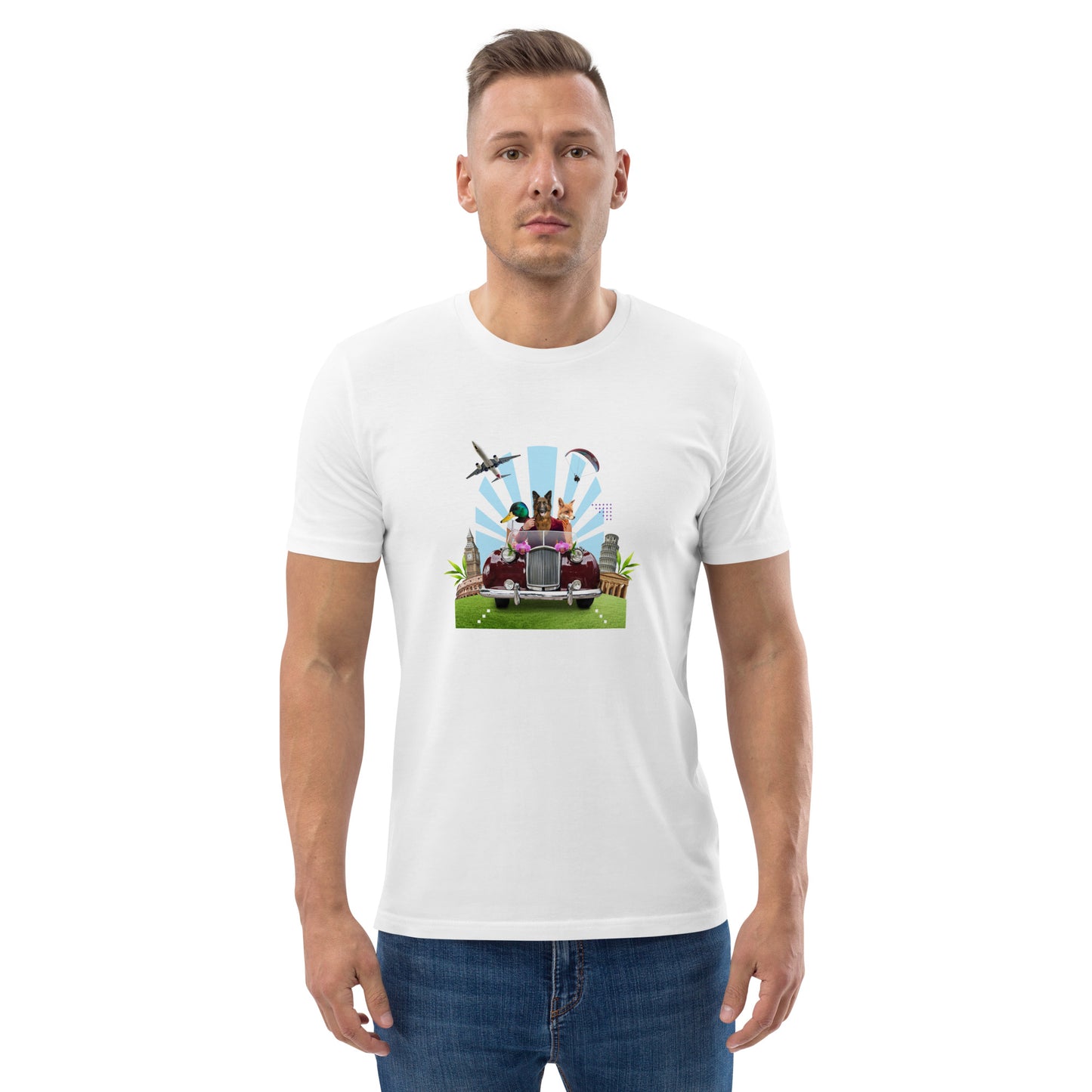 Camiseta unisex de algodón orgánico.